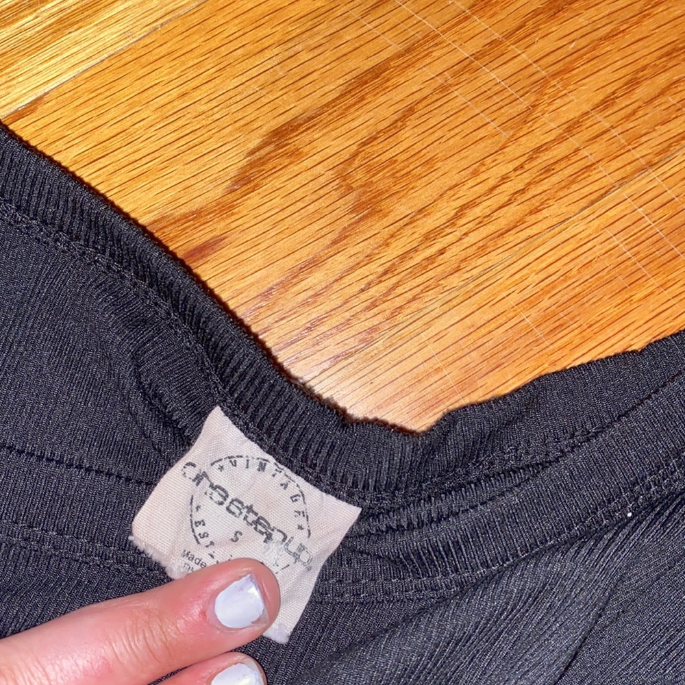 Black Ruched Top - Picture 6 of 6